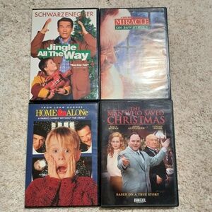 Set of 4 CHRISTMAS DVD's